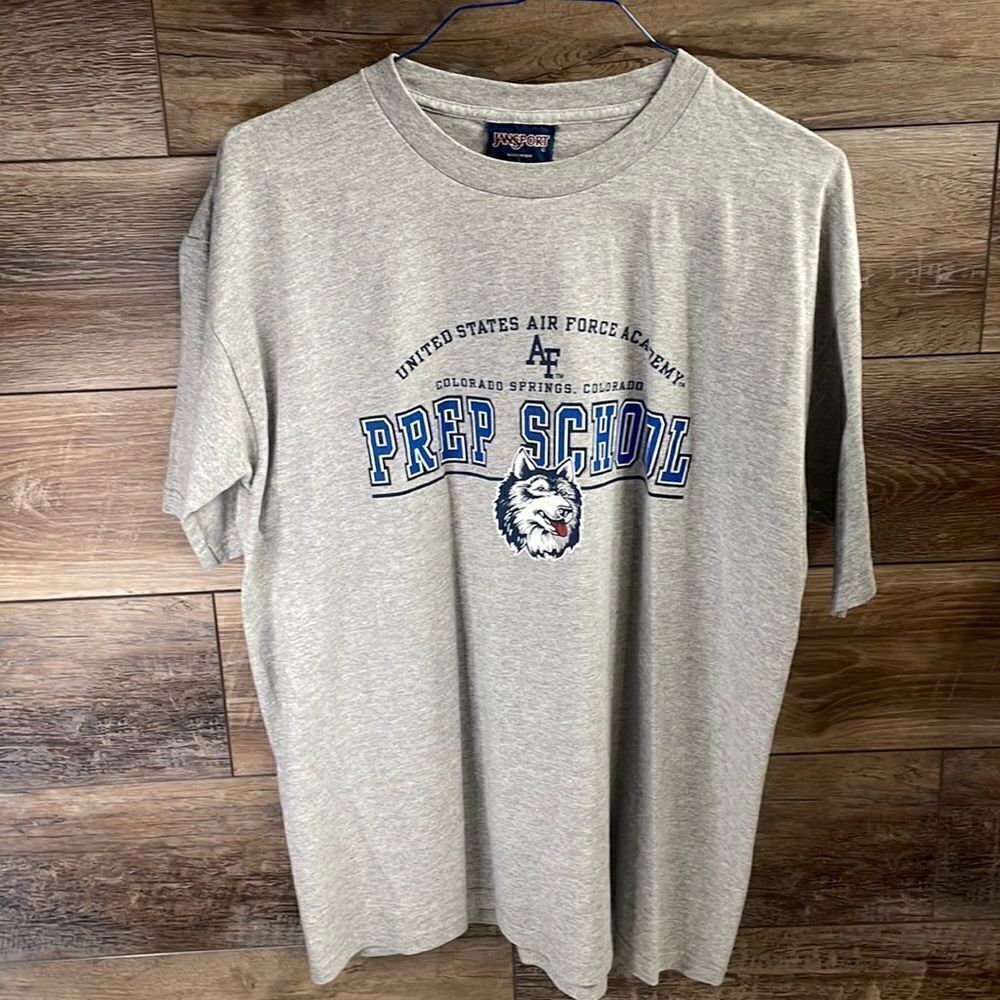 Janspirt USAF Prep School Tshirt Size Large Gray